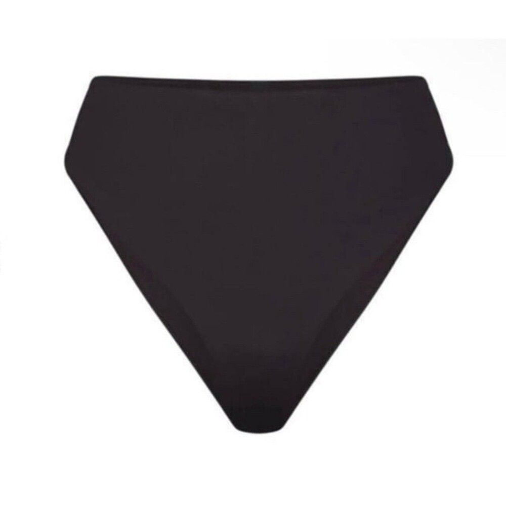 Skims Mid Coverage Swim Bottoms Onyx